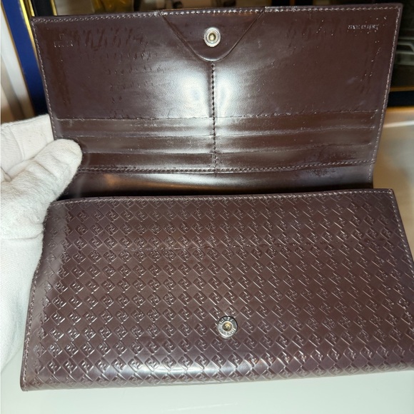Authentic fendi brown leather wallet with COA,insert,chain ❤️🖤❤️🖤 - Picture 12 of 14